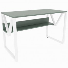 Γραφείο Lona 875ZNA4542 120x60x72,8cm Green-White GREEN-WHITE