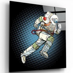 Tempered Glass Painting 642BTH1101 50x50cm Multi Wallity