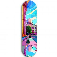 Πίνακας Γυάλινος Delhi India 226SNG1172 20x80cm Multi Wallity