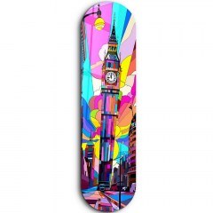 Πίνακας Γυάλινος London Skateboard 226SNG1173 20x80cm Multi Wallity