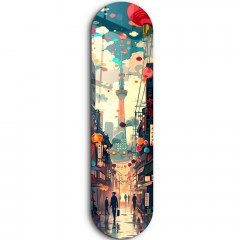 Πίνακας Γυάλινος Tokyo 226SNG1176 20x80cm Multi Wallity