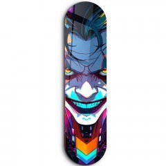 Tempered Glass Painting Joker Anime Style 226SNG1166 20x80cm Multi Wallity