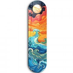 Πίνακας Γυάλινος Ocean Waves 226SNG1132 20x80cm Multi Wallity