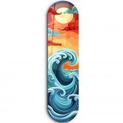 Πίνακας Γυάλινος Ocean Waves 226SNG1135 20x80cm Multi Wallity