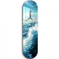 Πίνακας Γυάλινος Sea Gull And Ocean 226SNG1140 20x80cm Multi Wallity