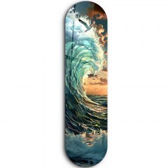 Πίνακας Γυάλινος Sea Gull And Ocean 226SNG1143 20x80cm Multi Wallity