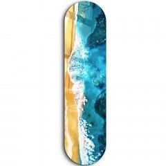 Πίνακας Γυάλινος Beach 226SNG1142 20x80cm Multi Wallity