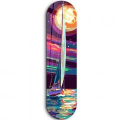 Πίνακας Γυάλινος Sailing Boat 226SNG1155 20x80cm Multi Wallity
