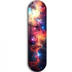 Πίνακας Γυάλινος Colorful Space 226SNG1109 20x80cm Multi Wallity