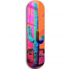Πίνακας Γυάλινος Cactus 226SNG1136 20x80cm Multi Wallity