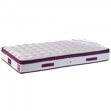 Mattress Violet Orthopedic 480NRN1328 90x200cm Multi Spring White-Purple