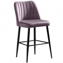 Σκαμπό Μπαρ Vento (Σετ 4Τμχ) 107BCK1114 49x45x99cm Lilac LILAC