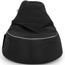 Pouf Waterproof Golf 535PFT1194 80x30x75cm Black BLACK