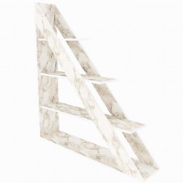 Bookcase Pisagor 875ZNA4560 120x25x131,8cm White WHITE