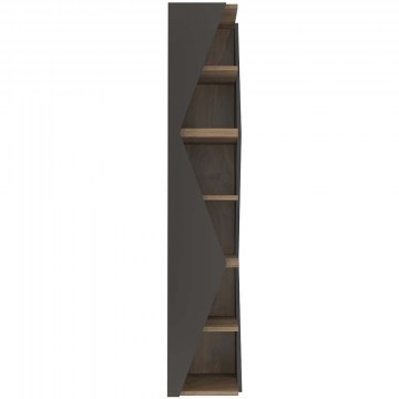 Floor Rack Arrow 875ZNA4623 31,8x31,8x165cm Black-Walnut
