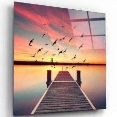 Tempered Glass Painting 231MDF1348 80x80cm Multi Wallity