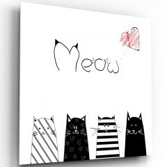 Tempered Glass Painting 231MDF1524 80x80cm Multi Wallity