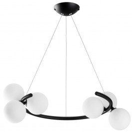 Pendant Lamp Luminar 521SHN3570 55x50x115cm 6xG9 10W Black Opviq BLACK