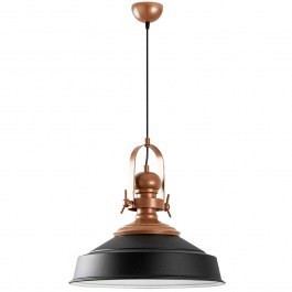 Φωτιστικό Οροφής Craft 584TTM2120 Φ40x130cm 1xE27 40W Black Opviq BLACK