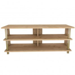 Έπιπλο Τηλεόρασης Pueblo 322RTC2247 120x44,6x47,4cm Gold-Oak OAK-GOLD