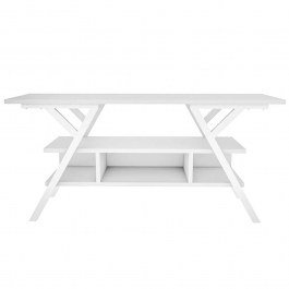 TV Furniture Minerva 322RTC2315 120x35x55cm White WHITE