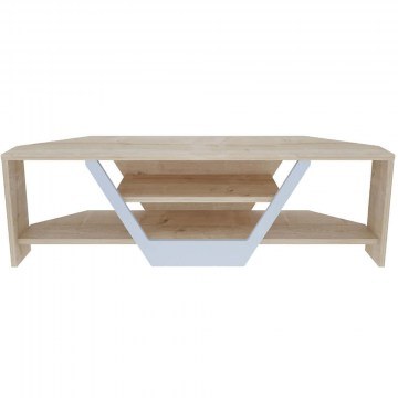 Έπιπλο Τηλεόρασης Sares 322RTC2178 120x35x36,8cm Oak-White