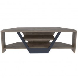 TV Furniture Sares 322RTC2180 120x35x36,8cm Walnut-Black WALNUT