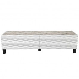 TV Furniture Lerze 322RTC2145 149,2x35x38cm Marble Effect White WHITE