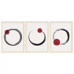 Κάδρα (Σετ 3Τμχ) 786DKT1464 70x100cm Multi Wallity