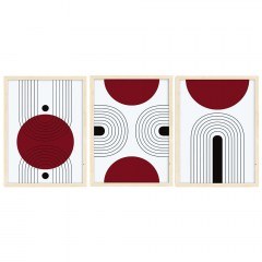 Κάδρα (Σετ 3Τμχ) 786DKT1470 70x100cm Multi Wallity