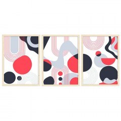 Κάδρα (Σετ 3Τμχ) 786DKT1485 70x100cm Multi Wallity