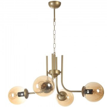 Pendant Lamp Nevada 846STL5135 D65x70cm 4xE27 40W Gold Opviq