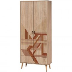 Ντουλάπα Δίφυλλη City Gardrop Flow 863SPH4252 80x45x190cm Multi