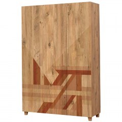 Ντουλάπα Τρίφυλλη Leva Hedera Flow 863SPH4233 120x48x189cm Multi