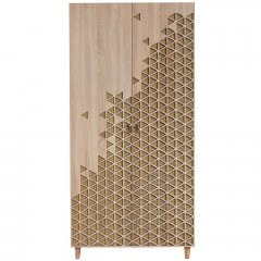 Ντουλάπα Δίφυλλη Stil 863SPH4202 90x52x192cm Oak