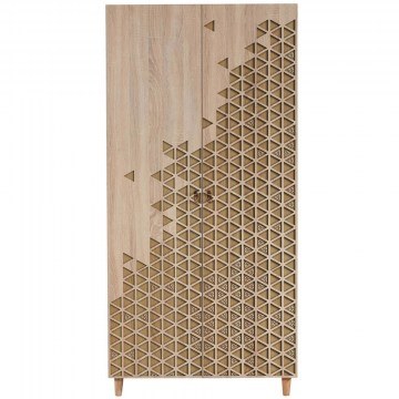 Ντουλάπα Δίφυλλη Stil 863SPH4202 90x52x192cm Oak