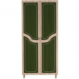 Ντουλάπα Δίφυλλη Stil 869VEL4239 90x52x192cm Oak-Green GREEN