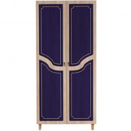 Ντουλάπα Δίφυλλη Stil 869VEL4236 90x52x192cm Oak-Blue BLUE