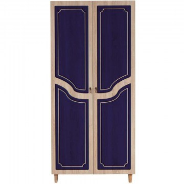 Ντουλάπα Δίφυλλη Stil 869VEL4236 90x52x192cm Oak-Blue