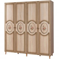 Ντουλάπα Τετράφυλλη Imaj 863SPH4224 180x52x192cm Multi-Oak