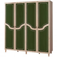 Four-Leaf Wardrobe Imaj 863SPH4229 180x52x192cm Oak-Green
