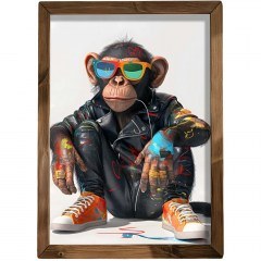 Κάδρο 856EVL1483 35x3,5x47cm Multi Wallity