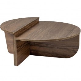 Coffee Tables Orion (Set 2Pcs) 241NRD1218 90x60x30/85x30x35cm Walnut WALNUT