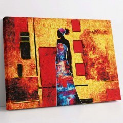 Canvas Painting 651MRT1273 70x100cm Multi Wallity