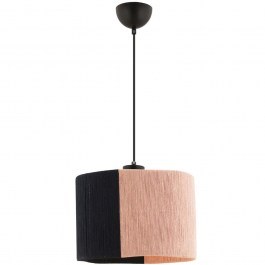 Φωτιστικό Οροφής Cane 390FLH2411 30x30x65cm E27 45/60W Black-Pink Opviq BLACK-PINK