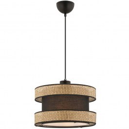 Φωτιστικό Οροφής Halo 390FLH2450 40x40x65cm E27 45/60W Beige-Black Opviq BEIGE-BLACK
