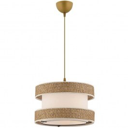 Φωτιστικό Οροφής Halo 390FLH2451 40x40x65cm E27 45/60W Beige-White Opviq BEIGE-WHITE