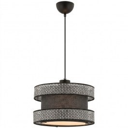 Pendant Lamp Halo 390FLH2455 40x40x65cm E27 45/60W Grey-Anthracite Opviq GREY-ANTHRACITE