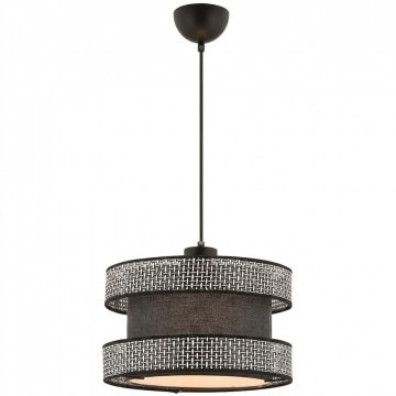 Pendant Lamp Halo 390FLH2455 40x40x65cm E27 45/60W Grey-Anthracite Opviq