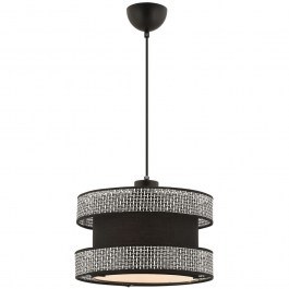 Φωτιστικό Οροφής Halo 390FLH2457 40x40x65cm E27 45/60W Grey-Black Opviq GREY-BLACK